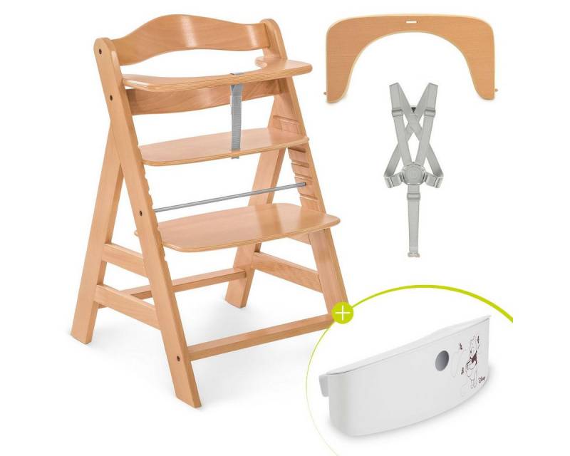 Hauck Hochstuhl Alpha Plus - Natur, Mitwachsender Holz Kinderhochstuhl verstellbar inkl. Aufbewahrungsbox Hauck Hochstuhl Alpha Plus - Natur, Mitwachsender Holz Kinderhochstuhl verstellbar inkl. Aufbewahrungsbox von Hauck