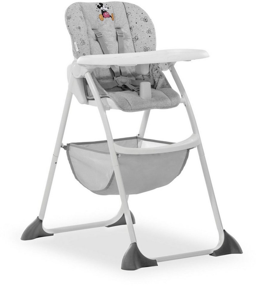 Hauck Hochstuhl Sit N Fold, Mickey Mouse grey, zusammenklappbar von Hauck