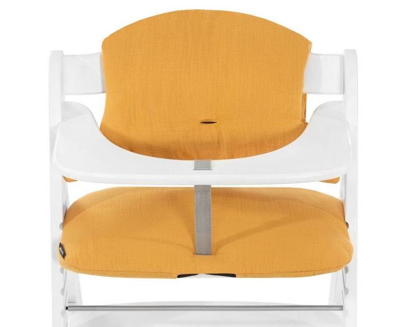 Hauck Hochstuhlauflage Highchair Pad Select - Muslin Honey, Sitzkissen für Alpha Hochstuhl 2-teilge Sitzauflage von Hauck