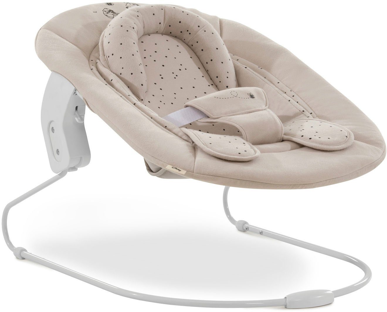 Hauck Hochstuhlaufsatz Alpha Bouncer 2in1 Winnie the Pooh beige, mit Wippgestell von Hauck