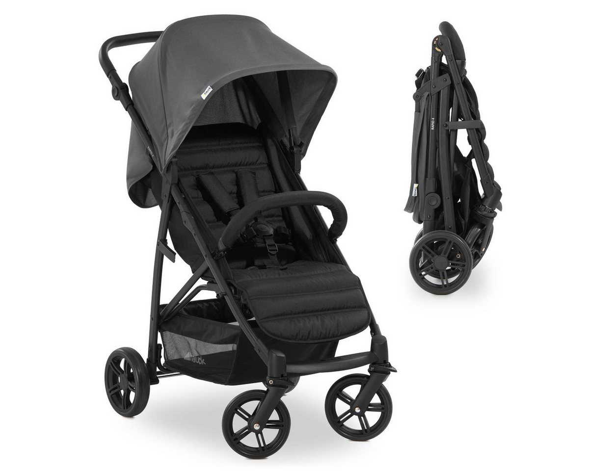 Hauck Kinder-Buggy Rapid 4 - Grey, Sportwagen - Liegefunktion, höhenverstellbar, klein faltbar bis 25 kg von Hauck