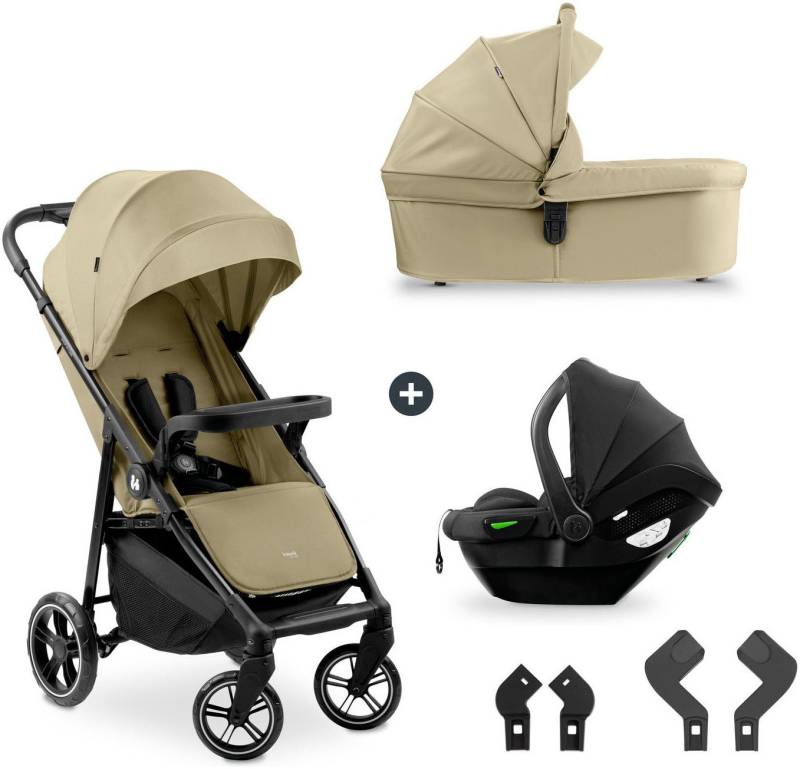 Hauck Kinder-Buggy Shop N Care Trio Set, (Set), inkl. Babyschale, Babywanne und Adapter von Hauck