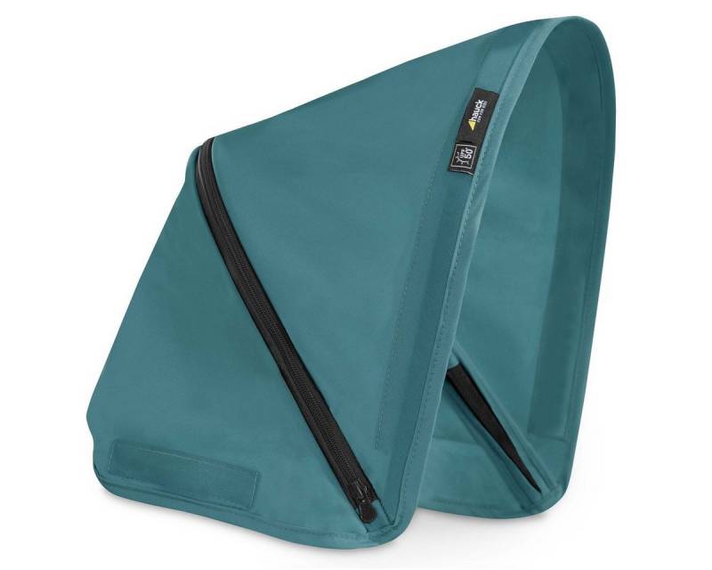 Hauck Kinderwagen-Sonnenschutzhülle Single Deluxe Canopy - Petrol, Zusatz-Sonnenverdeck für Buggy Swift X von Hauck
