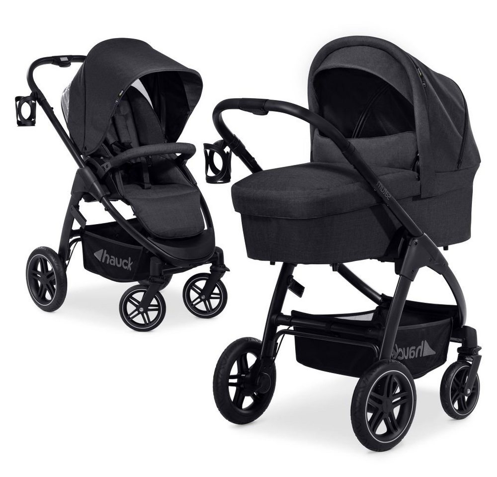 Hauck Kombi-Kinderwagen Hauck Kombi-Kinderwagen Saturn R Duoset inkl. Baby, 2in1 Kinderwagen Buggy Set inkl. Babywanne und Sportsitz von Hauck