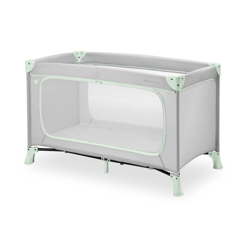 B-Ware Hauck Reisebett Babybett Kinderbett Dream N Play Plus Dusty Mint Faltbar von Hauck