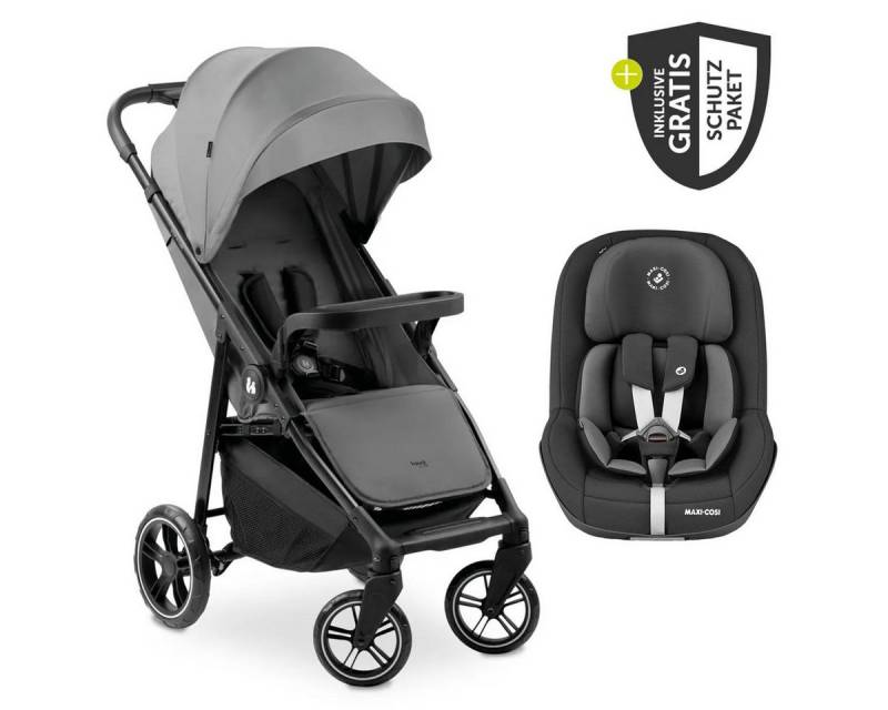 Hauck Sportbuggy Shop N Care - Grey, Sportwagen mit Liegefunktion inkl. Maxi Cosi Reboarder Pearl Pro 2 Hauck Sportbuggy Shop N Care - Grey, Sportwagen mit Liegefunktion inkl. Maxi Cosi Reboarder Pearl Pro 2 von Hauck