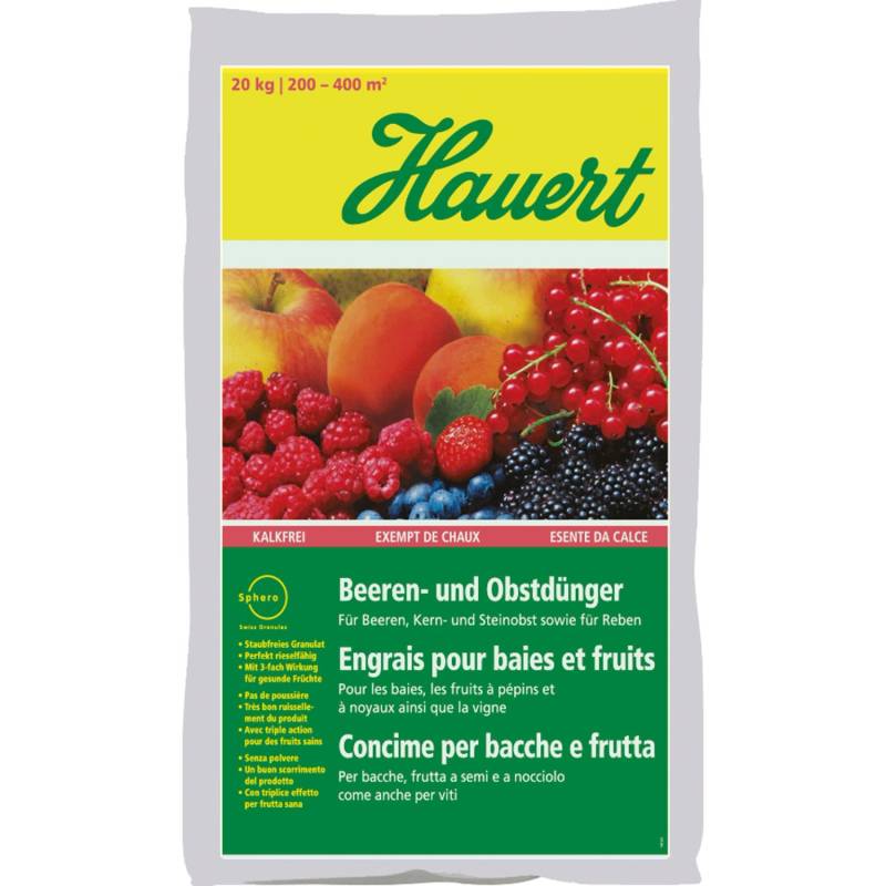 Hauert Beeren- und Obstdünger 20 kg von Hauert