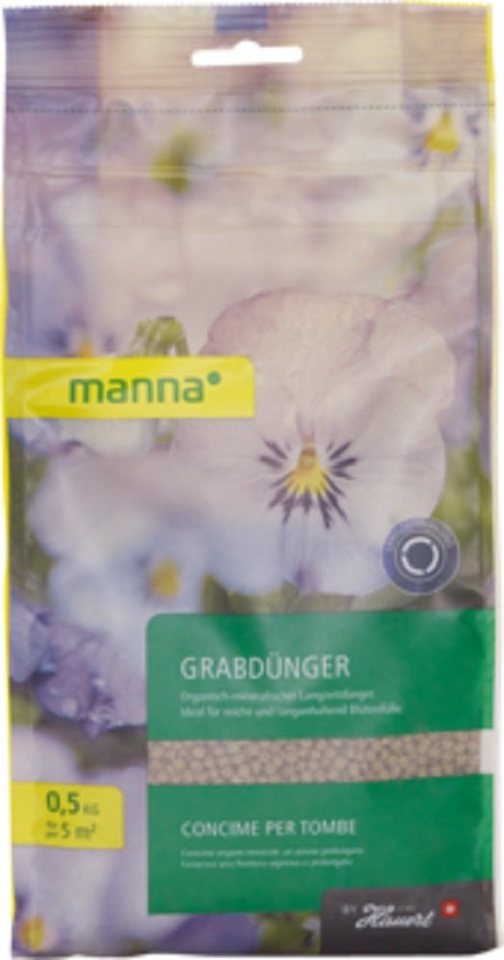 Hauert Blumendünger Manna Grabdünger 0,5 kg für 5qm von Hauert
