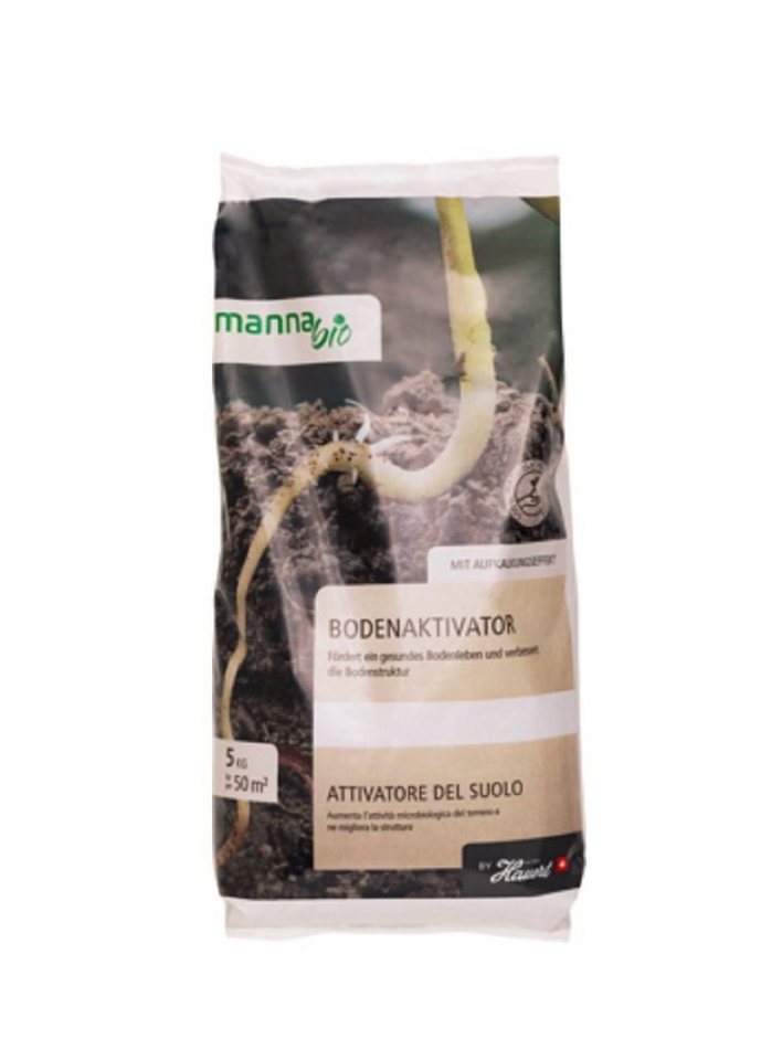 Hauert Gartendünger Manna Bio Bodenaktivator 5 kg für 50 qm von Hauert