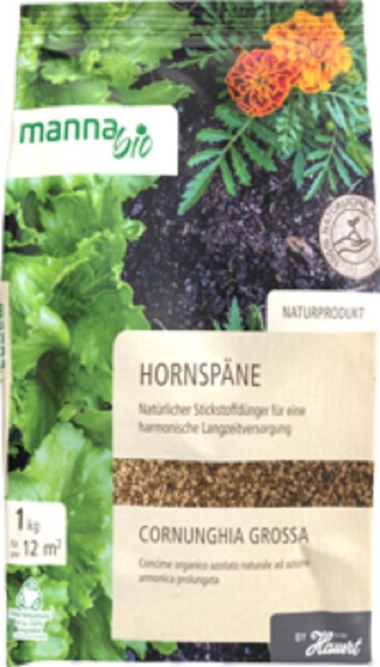 Hauert Langzeitdünger Manna Bio Hornspäne 1 kg für 12 qm von Hauert