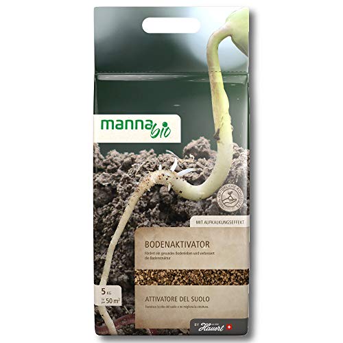 Hauert Manna Bio Bodenaktivator 5 kg verbessert Bodenstruktur Dünger Universal von Hauert