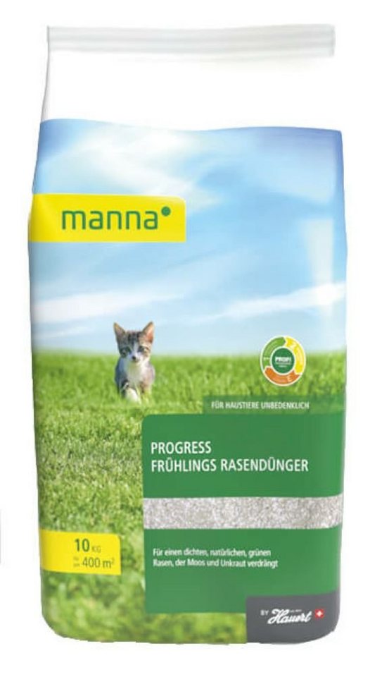 Hauert Rasendünger Manna Progress Frühlingsrasendünger, 10 kg von Hauert