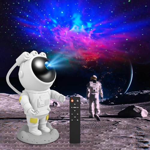 LED Astronaut Galaxy Projektor Nachtlicht, Sternenprojektor mit Nebel, Timer und Fernbedienung LED Astronaut Galaxy Projektor Nachtlicht, Sternenprojektor mit Nebel, Timer und Fernbedienung von Hauibela
