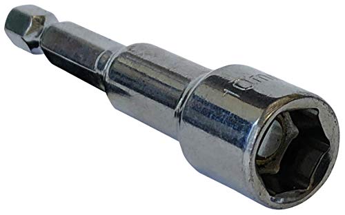 Haukka 100004 Magnetischer Adapter, Sechskantmutter, 10 x 65 Cr-V von Haukka