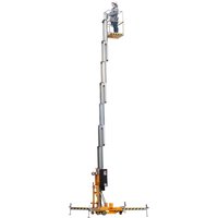 Haulotte Personenlift mit Teleskopmast QUICKUP 12 AC, Arbeitshöhe 12,3 m, Netzbetrieb (Wechselstrom) von Haulotte