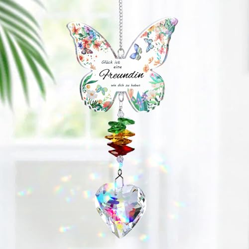 Freundin Geschenk Geburtstagsgeschenk Freundin, Glücksbringer Sonnenfänger Kleine Geschenke für Frauen Glücksbringer Kristall Dekoration für Geburtstagsgeschenk Frauen Freundin Geschenk Geburtstagsgeschenk Freundin, Glücksbringer Sonnenfänger Kleine Geschenke für Frauen Glücksbringer Kristall Dekoration für Geburtstagsgeschenk Frauen von Hauojaus