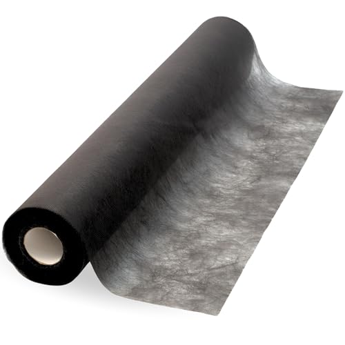 Einwegauflage 70cm x 50 Meter auf Rolle mit Perforation I Schwarz I Vlieslaken ohne gumizug I Kosmetikliege - Tatto - SPA - Ärztekrepp von Haus-Held
