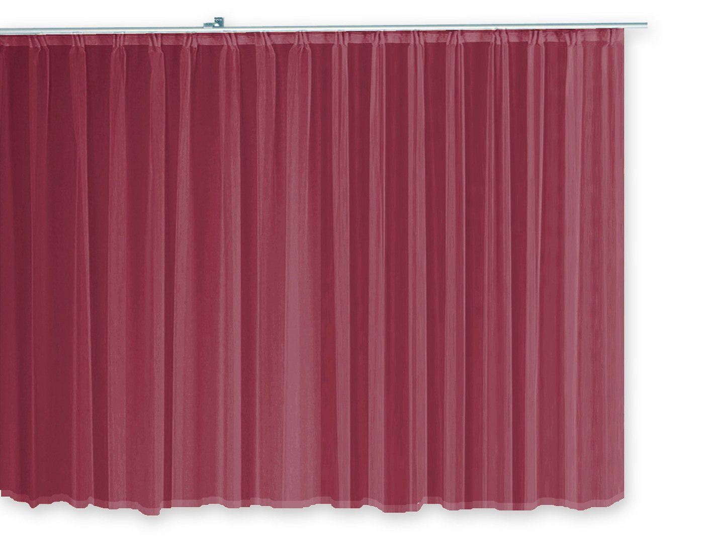 Gardine Voile Gardine Emotion Dekoschal Kräuselband Faltenband 500x145 cm, Haus und Deko, Kräuselband (1 St), transparent, Polyester von Haus und Deko