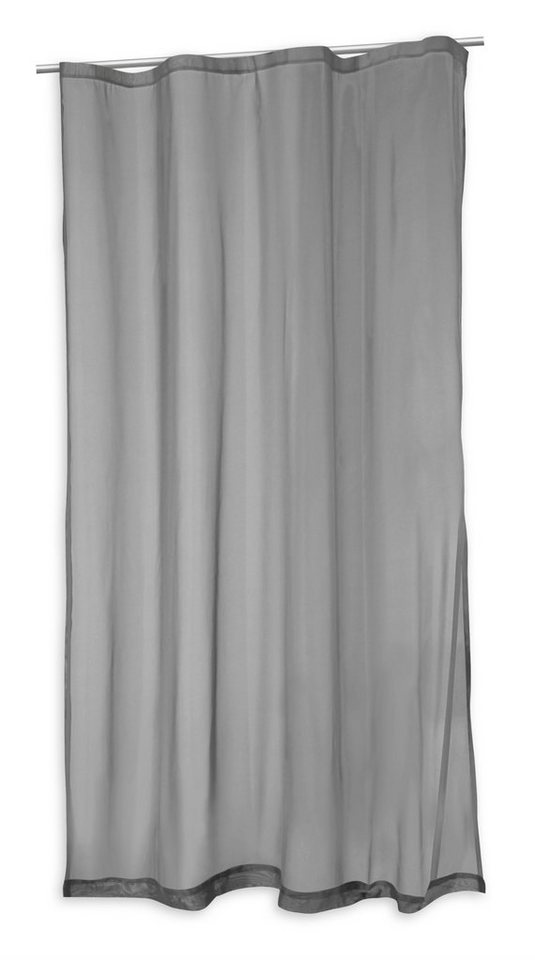 Gardine Voile Vorhang mit Kräuselband Gardine Sheer in transparent ca. 140x24, Haus und Deko, Kräuselband (1 St), transparent, Polyester von Haus und Deko