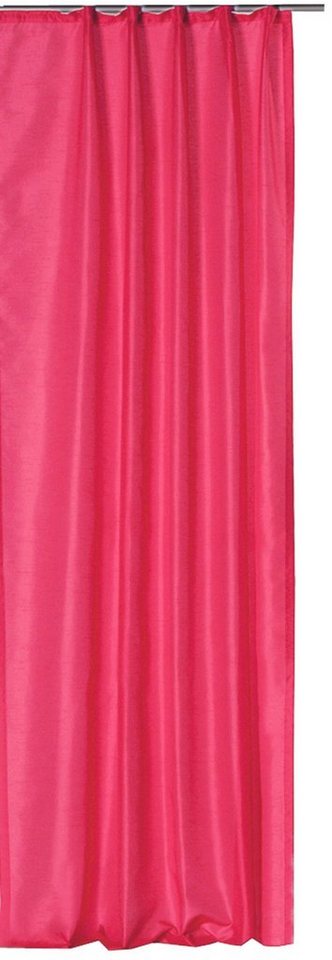 Haus und Deko Gardine Vorhang Kräuselband halbtransparent Wildseiden Optik 140x245cm Trend (1 St), Kräuselband, halbtransparent, Polyester von Haus und Deko