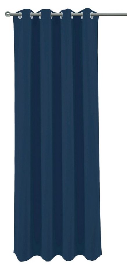 Gardine Vorhang uni Ösen 140x245 cm Moderner Ösenvorhang blickdicht Gardine, Haus und Deko, Ösen (1 St), blickdicht, Polyester von Haus und Deko
