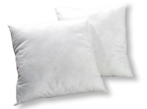 Haus und Deko 2er Pack Füllkissen ca. 35x35 cm Polyester leichte Innenkissen Sofakissen Kissen in Weiß von Haus und Deko