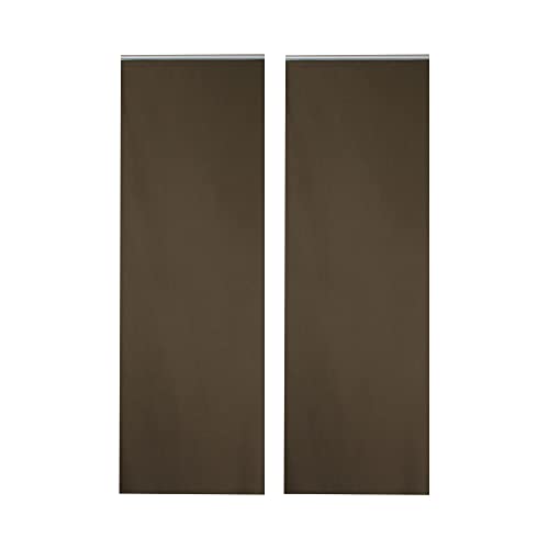 Haus und Deko Flächenvorhang 2er Set 60 x 245cm Dunkelbraun Schiebevorhang Blickdicht Raumtrenner Klettband Paneelwagen einfarbig Schiebegardinen Gardinen Raumteiler Wohnzimmer Schlafzimmer Haus und Deko Flächenvorhang 2er Set 60 x 245cm Dunkelbraun Schiebevorhang Blickdicht Raumtrenner Klettband Paneelwagen einfarbig Schiebegardinen Gardinen Raumteiler Wohnzimmer Schlafzimmer von Haus und Deko
