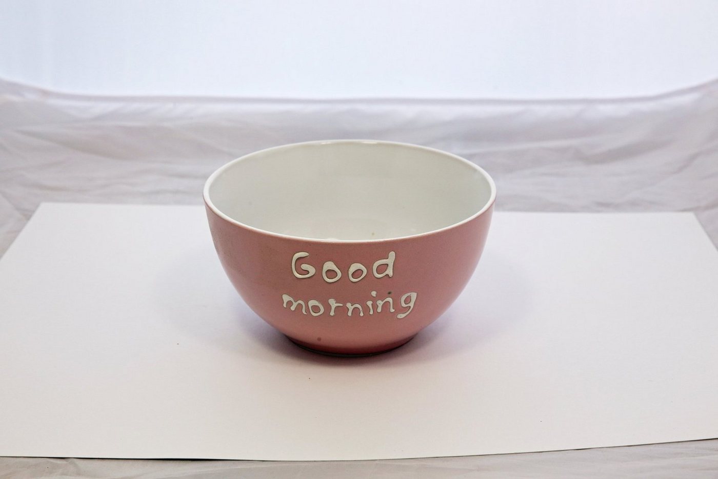 Haus und Deko Geschirr-Set Müslischale Good Morning Keramik 3 Farben Frühstücksschale Snackschüss (1-tlg), Keramik von Haus und Deko