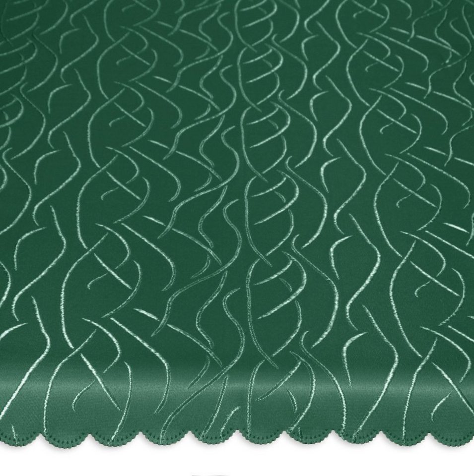 Haus und Deko Tischdecke Mitteldecke eckig 110x110 cm Tischdecke Struktur damast Streifen bügel (1-tlg) von Haus und Deko