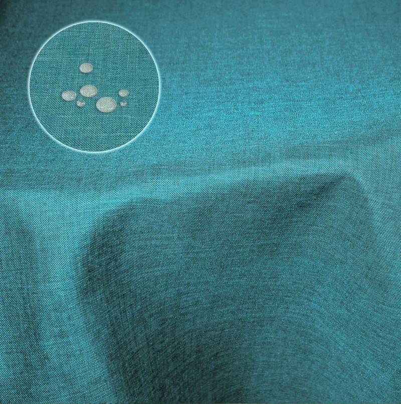 Haus und Deko Tischdecke Tischdecke 135x180 cm oval beschichtet Leinenoptik wasserabweisend (1-tlg) von Haus und Deko