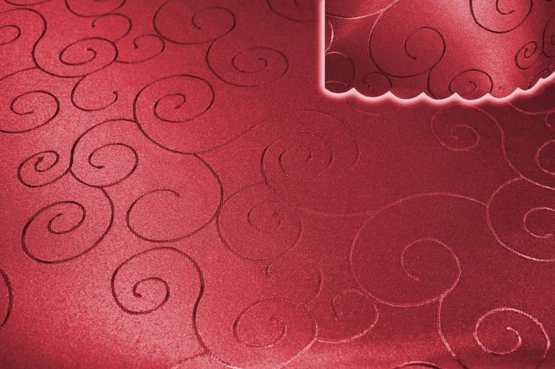 Haus und Deko Tischdecke Tischdecke 160x220 cm eckig damast Ornamente bügelfrei fleckenabweisen (1-tlg) von Haus und Deko