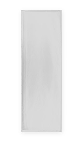 Haus und Deko Voile Uni Schiebegardine transparent ca. 60x245 cm Flächenvorhang Vorhang Gardine #1522 (Silber) von Haus und Deko