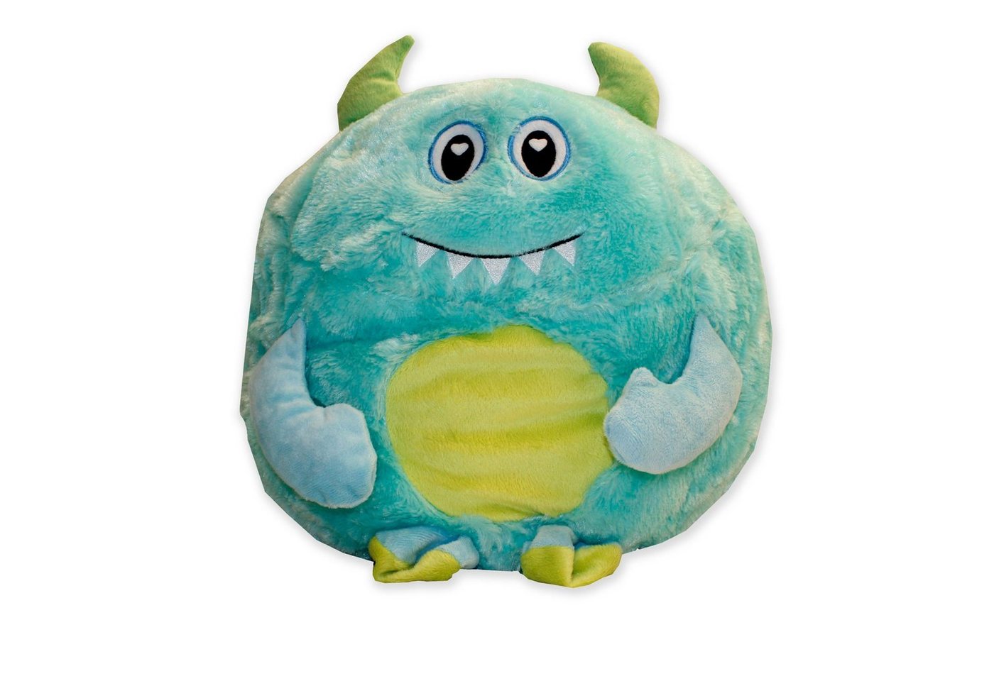 Haus und Deko Zierkissen Monster Kuschelkissen Plüsch Kinder Kissen Dekokissen mit Füllung ca., (1 St) von Haus und Deko