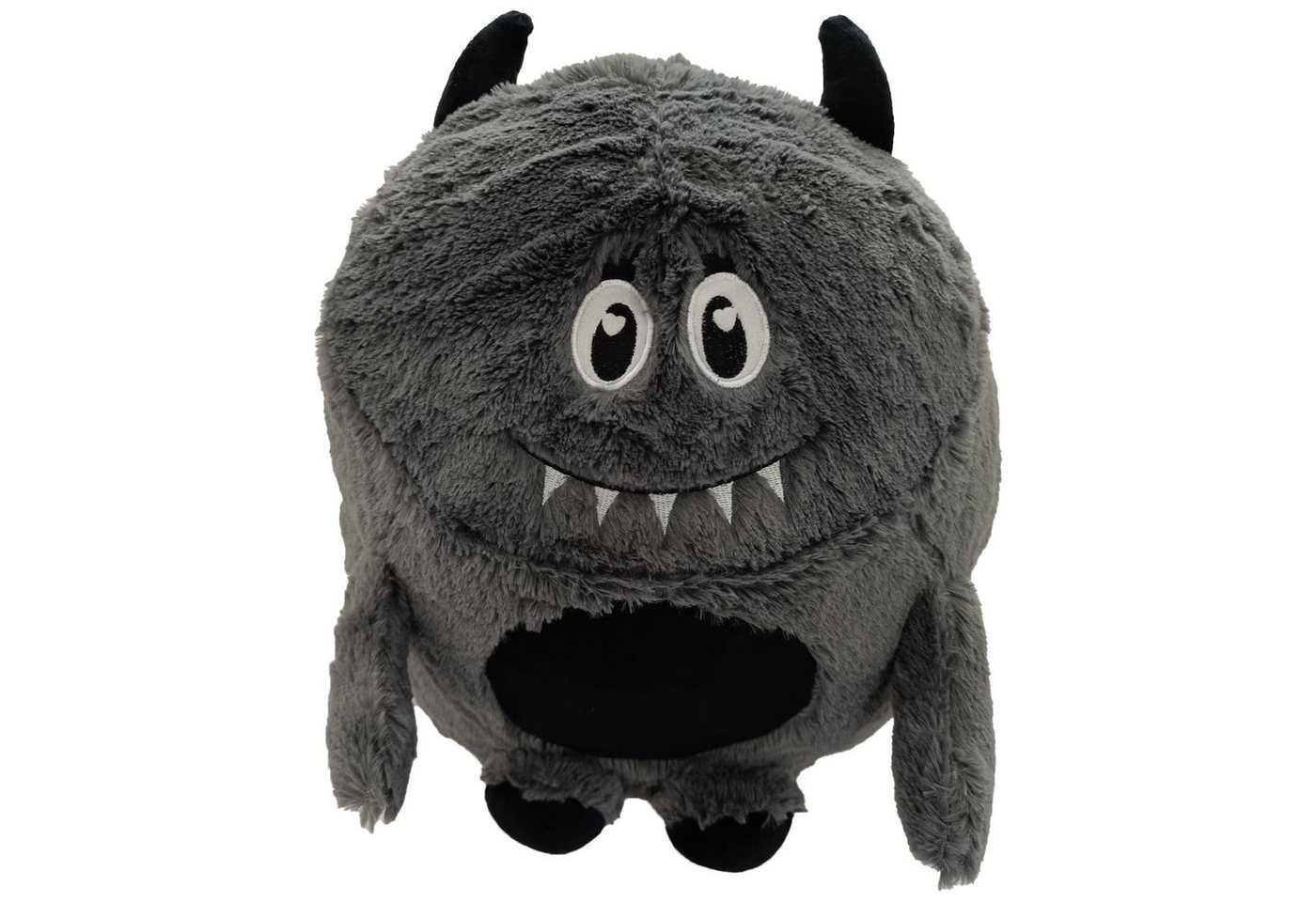 Haus und Deko Zierkissen Monster Kuschelkissen Plüsch Kinder Kissen Dekokissen mit Füllung ca., (1 St) von Haus und Deko