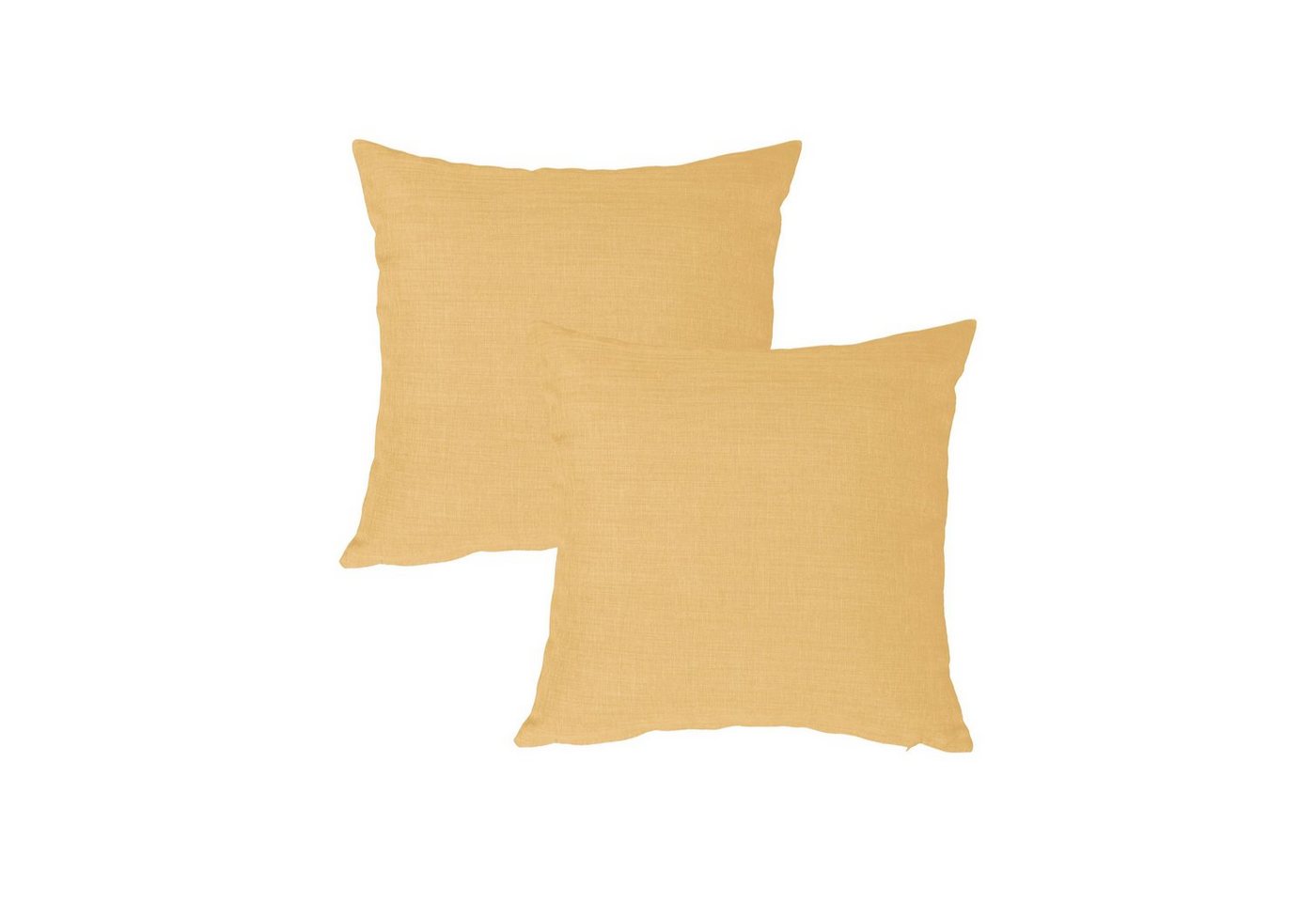 Haus und Deko Kissenbezug Kissenbezug 2er Set Struktur Leinenoptik Kissenhülle Deko Kissen Doppe, (2 Stück) von Haus und Deko