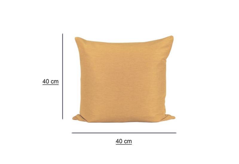 Haus und Deko Kissenbezug Kissenbezug Canada elegant meliert Kissenhülle Deko Kissen Farb- und, (1 Stück) von Haus und Deko