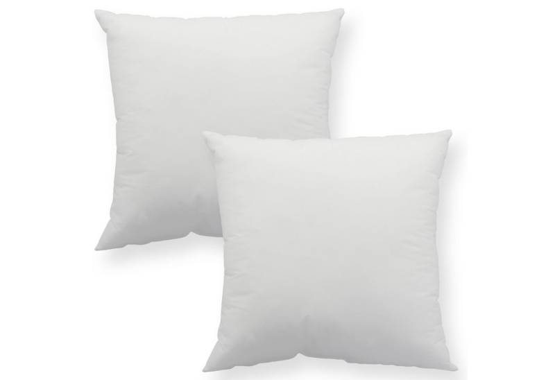 Haus und Deko Kopfkissen Kopfkissen 2er Pack Füllkissen Polyester Innenkissen Sofakissen Dekoki, Bezug: Lutrasil-Vlies, Rückenschläfer,Seitenschläfer,Bauchschläfer, 2er Set von Haus und Deko