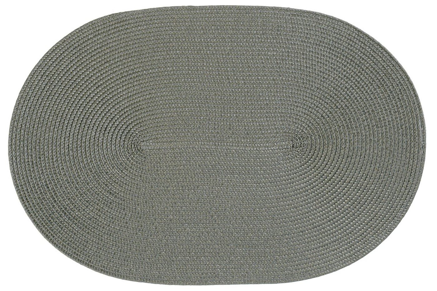 Platzset, Platzset oval ca. 45x30 cm Bast Optik Platzdeckchen Tischset geflochte, Haus und Deko, (1-St) von Haus und Deko