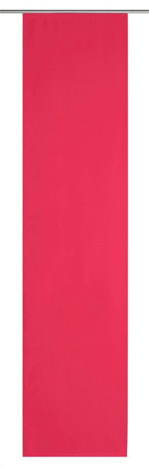 Haus und Deko Schiebegardine Schiebegardine Seidenglanz halbtransparent ca. 58x245 cm Flächenvorhan (1 St), Paneelwagen, halbtransparent, Polyester von Haus und Deko