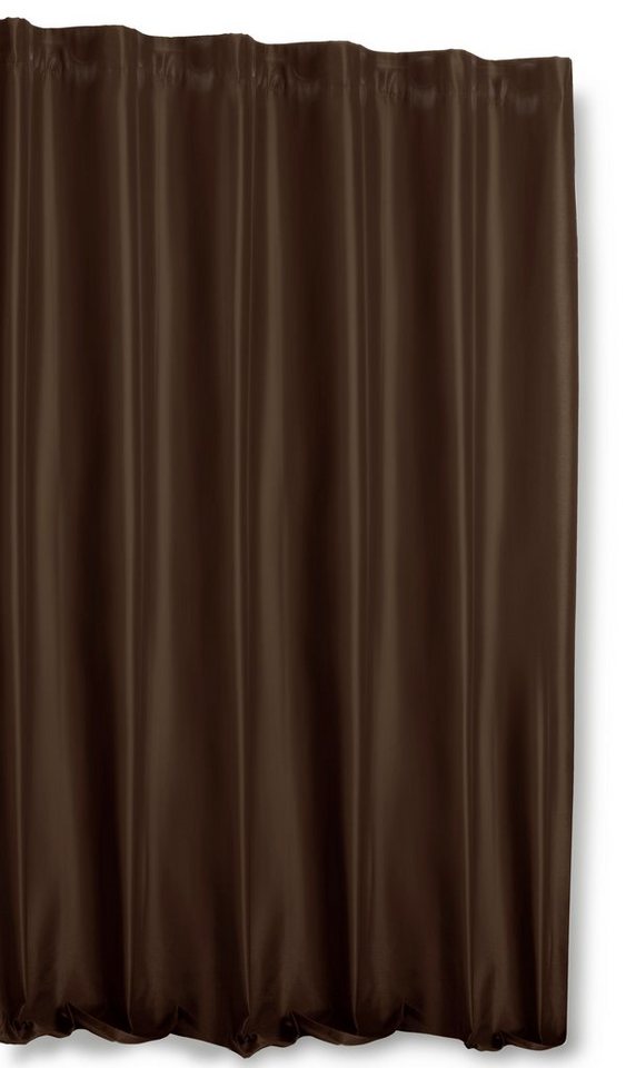 Haus und Deko Türvorhang Thermo Vorhang Polar Fleece blickdicht extra breit 245x245 cm Wildseid, Kräuselband (1 St), blickdicht, Polyester von Haus und Deko
