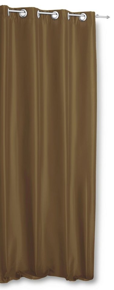 Haus und Deko Türvorhang Thermovorhang Polar Fleece blickdicht 140x245 Wildseide Optik Vorhang, Ösen (1 St), blickdicht, Polyester von Haus und Deko
