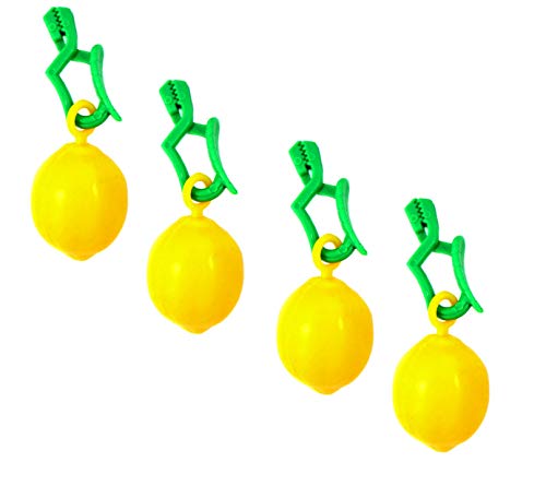 Tischtuchbeschwerer Obst Tischtuchbommeln Tischtuchgewichte Tischtuchhalter (4xZitrone) von Haus & Garten