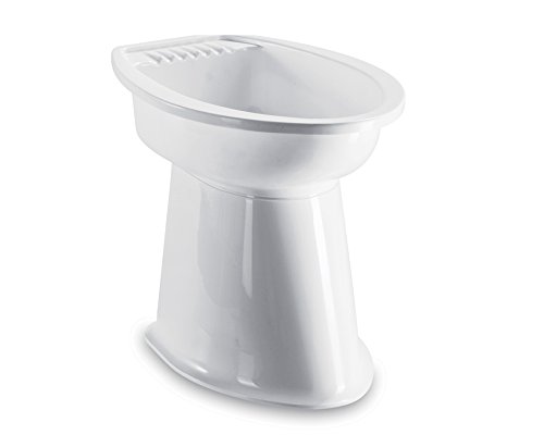 Giganplast Bidet Badezimmer 2000 mit Unterstützung Badezimmermöbel und Zubehör, (Polypropylen, Nummer 5), weiß von Giganplast