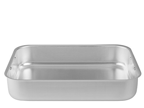 Pentole Agnelli Platte Bräter rechteckig Finish matt Runde Kanten ohne Deckel Durchmesser 40 x 29 cm COD. fama5040 von Pentole Agnelli