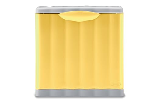 Stefanplast Ecospace Rechteckige Aufbewahrungsbox, Kunststoff, 20 Liter, gelb/grau Stefanplast Ecospace Rechteckige Aufbewahrungsbox, Kunststoff, 20 Liter, gelb/grau von Stefanplast
