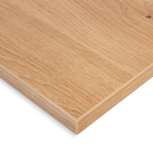 HausFux Spanplatte nach Maß - 1,9 cm stark, melaminbeschichtet, mit ABS-Kante - Made in Germany - Maßanfertigung - für Möbel- und Innenausbau (Artisan Oak, 130 x 110 cm) von HausFux