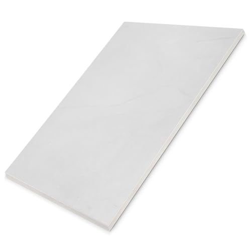 HausFux Tischplatte nach Maß - 1,9 cm Starke Spanplatte mit ABS-Kante - individueller Zuschnitt - Made in Germany (India White, 180 x 100 cm) von HausFux