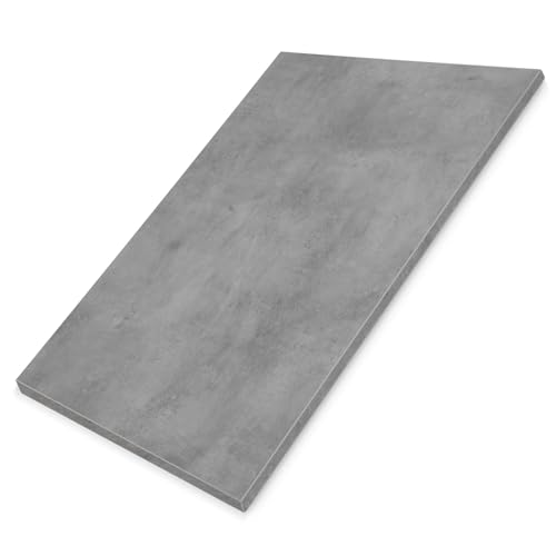 Hausfux Tischplatte nach Maß - 1,9 cm Starke Spanplatte mit ABS-Kante - individueller Zuschnitt - Made in Germany (Loftec, 100 x 60 cm) von Hausfux