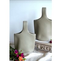 Vase Blumentopf Pflanztasche Tasche Keramik Zum Bepflanzen Pflanzkübel Pflanzentopf Blumenvase Vase Blumentopf Pflanztasche Tasche Keramik Zum Bepflanzen Pflanzkübel Pflanzentopf Blumenvase von HausGartenDeko