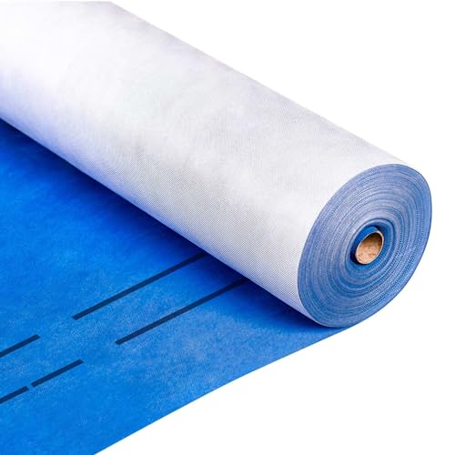 HAUSA Unterspannbahn Dach Titanium HU200SK 200g/m² 4x1,5mx50m (300m²) Dachfolie mit Klebestreifen hochdiffusionsoffene wasserdichte Unterdeckbahn witterungs- alterungsbeständig reißfest Schalungsbahn von Hausa